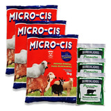 Micro-cis Sal Mineral 3kg E Parasitos 3un. Mosca Verme Gado