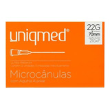 Microcânulas C/ Agulha Auxiliar 22g X 70mm(21gx1 ) C/ 12 Und