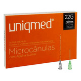 Microcânulas Com Agulha Auxiliar 22g X 50mm Cx Com 12 Pares