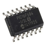 Microcontrolador Pic Microchip Pic16f684i/sl Pic16f684 Smd