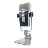 Microfone Akg Lyra Condensador Multimodos Silver