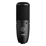 Microfone Akg P120 Condensador Cardioide Preto