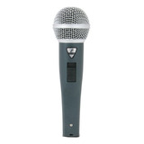 Microfone Arcano Rhodon-8b Dinâmico Supercardióide Cor Verde/prateado