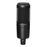 Microfone Audio-technica At2020 Condensador Cardióide Preto