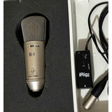 Microfone Behringer B1 + Interface Irig