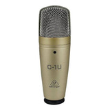 Microfone Behringer C-1u Condensador Cardióide Dourado