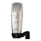 Microfone Behringer C-3 Condensador Cardioide Dourado