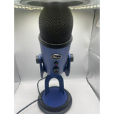 Microfone Blue Yeti Condensador Multi-padrão - Blackout 