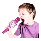 Microfone Bluetooth S/ Fio Karaoke Cores