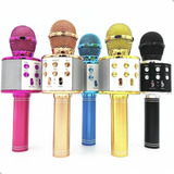 Microfone Bluetooth S/ Fio Youtuber Karaoke Cores Infantil