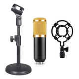 Microfone Bm800 Condensador Estúdio + Suporte