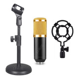 Microfone Bm800 + Suporte Pedestal Mesa