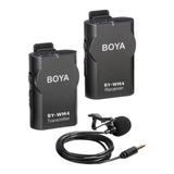 Microfone Boya By-wm4 Condensador Omnidirecional Cor Preto