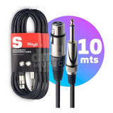 Microfone Canon Professional Plug Xlr Cable