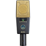 Microfone Condensador Akg C414 Xlii Gold Vocal Studio