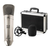 Microfone Condensador Behringer B2 Pro Cardióide Dourado