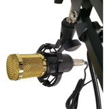 Microfone Condensador Bm800 Suporte De Microfone