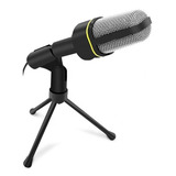 Microfone Condensador Com Tripé Xtrad Ch0805