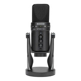 Microfone Condensador Interface Audio Usb Samson G-track Pro