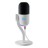 Microfone Condensador Logitech G Yeti Gx Cor Branco