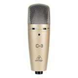 Microfone Condensador Multipadrão Behringer C3 - Oddity Gold Color