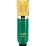 Microfone Condensador Mxl V67 Estudio Banhado A Ouro V67g
