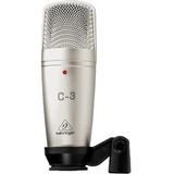 Microfone Condensador Profissional P/ Estúdio C3