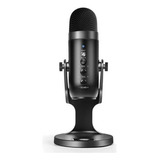 Microfone Condensador Usb Game Estúdio Podcast Computador