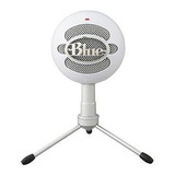 Microfone Condensador Usb Logitech/blue Snowball Ice Branco