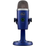 Microfone Condensador Usb Logitech/blue Yeti Nano Azul