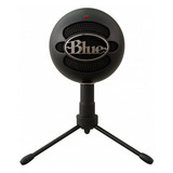 Microfone Condensador Usb Snowball Ice Preto Blue/logitech