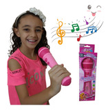 Microfone De Brinquedo Masculino Infantil Musical