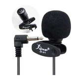 Microfone De Lapela 3.5mm Stereo P2 Knup Kp-911
