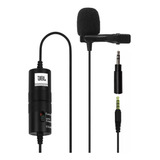Microfone De Lapela Jbl Cslm20b Celular Câmera Dslr Tablet