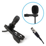Microfone De Lapela Plug Mini Xlr