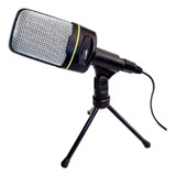 Microfone De Mesa Multimídia Condensador Gravador Youtuber 