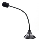 Microfone De Mesa P2 Mini Plug 3,5mm Base Pc Notebook