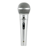Microfone Dinâmico Com Cabo Mdc201 Prata