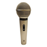 Microfone Dinâmico Leson Sm58 P4 Ab