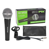 Microfone Dinamico Profissional Skypix Tipo Beta Sm58 Pro Nf