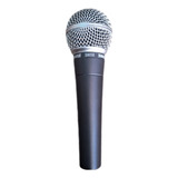 Microfone Dinâmico Shure Sm58+cabo Santo Angelo5m-semi-novos