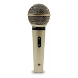Microfone Dinâmico Sm-58 Profissional Leson Metalico C/ Cabo