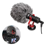 Microfone Direcional Blogueiro Áudio Vídeos Filmagem