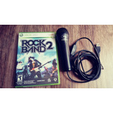 Microfone Disney + Rock Band 2 X Box 360 Originais!