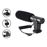 Microfone Dslr Filmadora Direcional Rode Takstar Canon Nikon