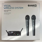 Microfone Duplo S/fio Akg Wms40 Pro Mini Dual Vocal