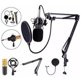 Microfone Estúdio Bm800. + Pop Filter + Aranha + Braço Articu.