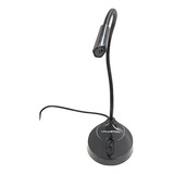 Microfone Gamer Usb Com Led Rgb Profissional Pc E Notebook