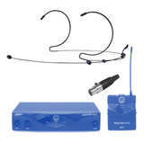 Microfone Headset Bilateral,4mm,p/body Pack Akg Pw45/karsect