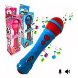 Microfone Infantil Brinquedo Musica Som E